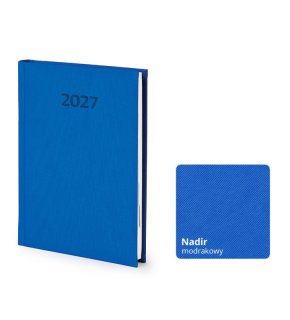 Kalendarz A5 dzienny Blue 2027