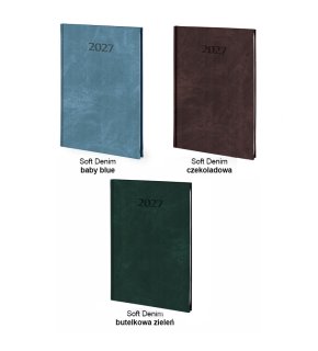 Kalendarz B5 tygodniowy Soft Denim 2027