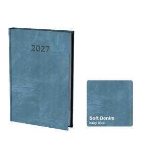Kalendarz dzienny A5 Soft Denim 2027