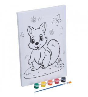 Kolorowanka na płótnie z farbami 5 kolorów FLEETWOOD - 5347