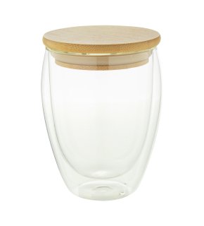 Kubek szklany, termiczny AP812425  + grawer w cenie !!